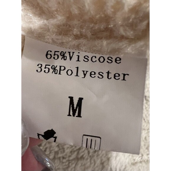 Women's Color Block Flower Short Sleeve Sweater Plullover Knit Top Medium - Picture 6 of 7